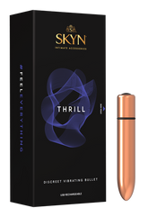 Skyn Thrill USB Rechargeable Vibrating Bullet Massager Bronze Bullet Vibrators